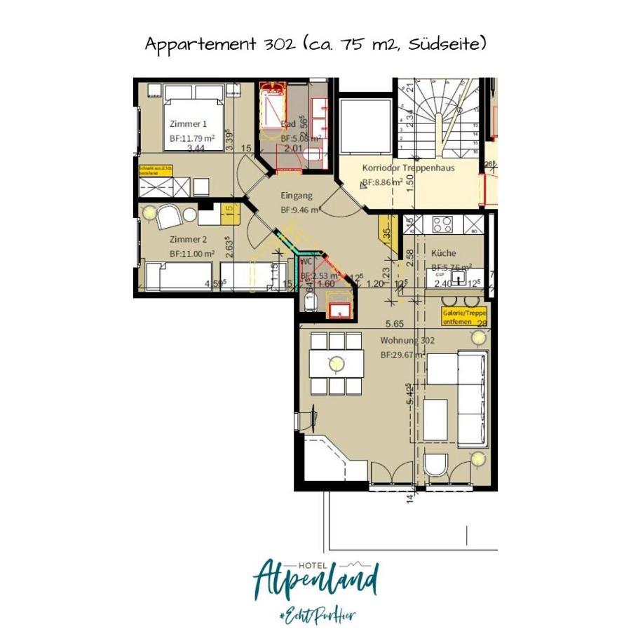 Hotel Alpenland Gstaad Ngoại thất bức ảnh